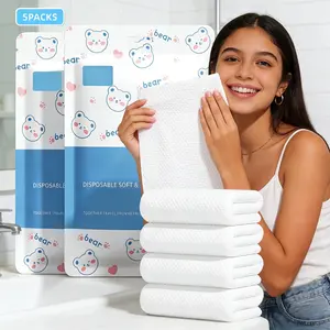 Disposable Towels,Individual Packaging Durable Large Portable Thicken Camping Disposable Face Towels for Outdoor Activities Travel Hotel Business Trip Swimming Pet Towels Sauna Spa Hot Spring Water Play Absorbent Thickened Towels 27.5 inchX11.8 inch