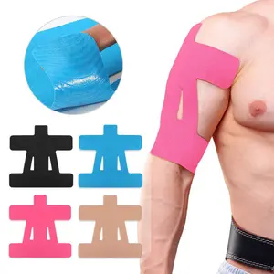 Shoulder muscle sticker Pre-slitting muscle Men's and women's sports cutting, stretching and fixing anti-strain elastic muscle sticker