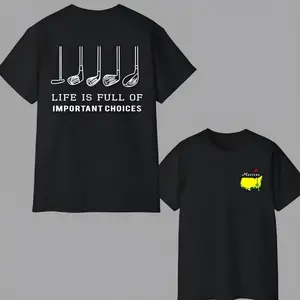 Men's Classic Golf T-Shirt, Casual Golfing Graphic Tee, Comfortable Cotton Top, Gift for Golf Lover