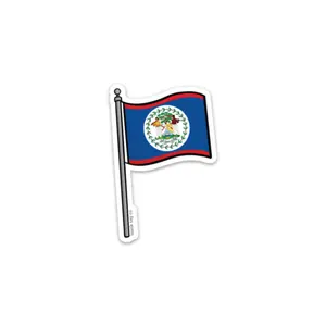Blank Tag Co.® Waterproof Sticker - Belize Flag