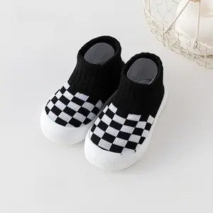 Toddler First Walking Shoes 1-3 Years Old Spring Autumn Soft Sole Non Slip Breathable Indoor Slippers for Baby Girls Boys