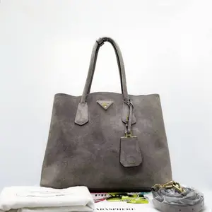 Pre-owned PRADA Suede Shoulder Bags 7.8'' R2879 Shoulder Bag C215073988 0422 T1 Qiqi