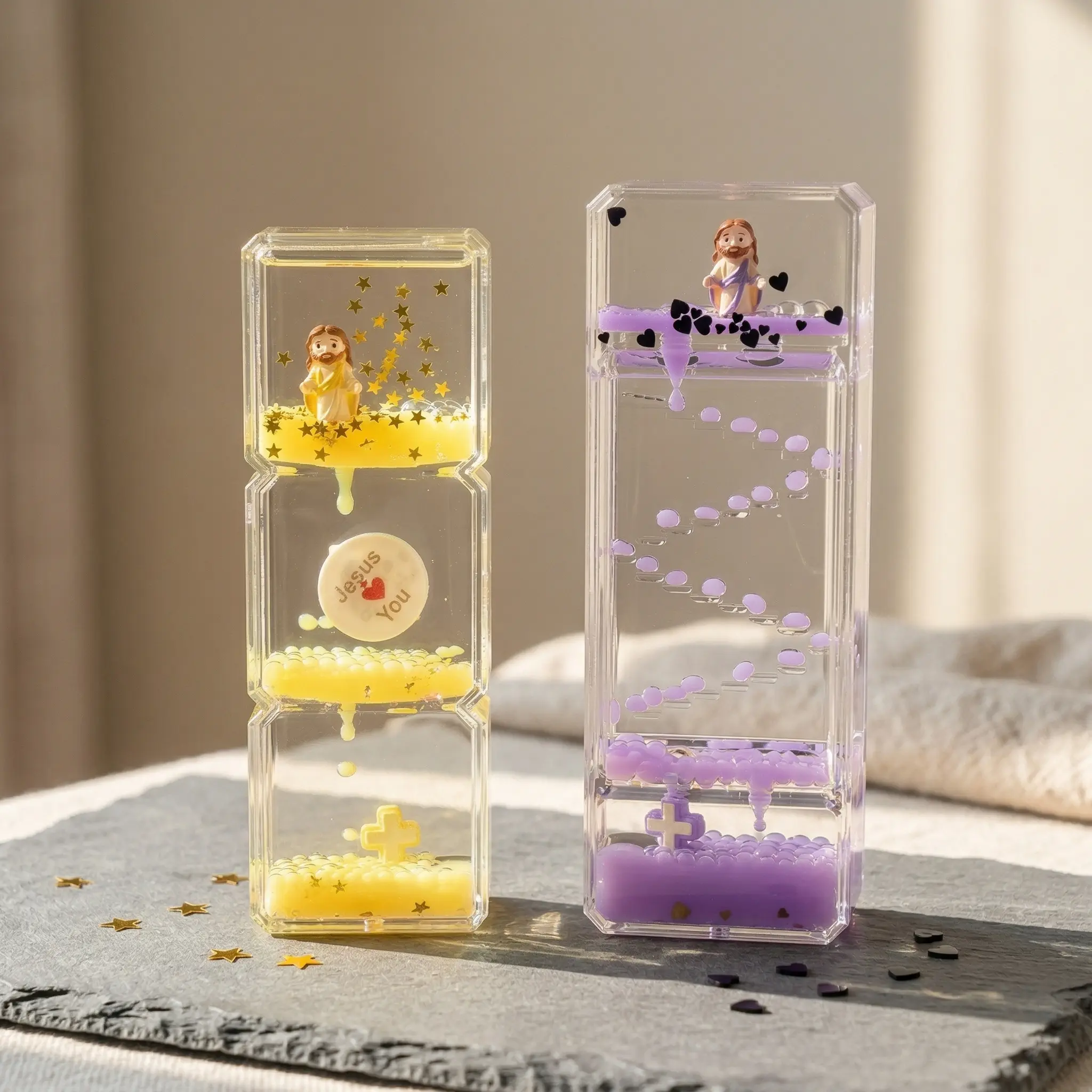 Liquid Motion Bubbler - Sensory Fidget Desk Toy for Kids & Adults - Relaxing Hourglass Timer Tubes - Calming Visual Play for School, Home, Office, Stress Relief and Focus Mother's Day Gifts #SummerVibes