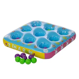 26" x 26" Inflatable 3 in a Row Multicolor Easter Ball Toss Game