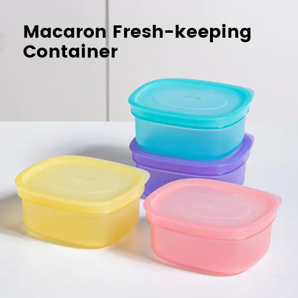 ANJUKE 4-Pack Leakproof Airtight Containers - BPA-Free Hard Plastic Food Storage, Reusable Compact Dishwashable, Maintains Freshness, Ideal for Camping, Cold Lunch (Kitchen Pantry Essential, Food Cover)