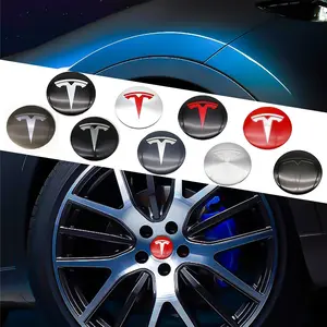 Tesla Car Style Decoration Accessories, Wheel HUB Center Cap Cover, Fits Tesla Models, Stylish Auto Parts Decor