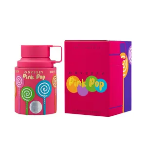 ARMAF Odyssey Pink Pop EDP 3.4FL.OZ 100ML for Women Sweet Fruity Floral Fragrance with Mandarin Peach Raspberry Strawberry Pineapple Apple Orange Flower Jasmine Magnolia Rose Amber Coconut Vanilla Sandalwood Musk Amber