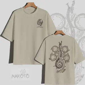 Monster Hunter Wilds Embroidered Shirt – 2 Sides Design, Monster Hunter Wilds Tee, Gamer Gift, Gaming Apparel