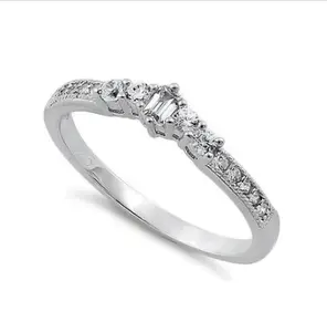 Sterling Silver Emerald Cut Ring