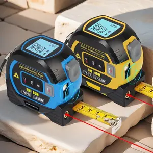 3 in 1 Laser Measuring Tape, 1 Set Handheld Laser Measuring Tool, Portable High Precision Measuring Tool for Home & Office