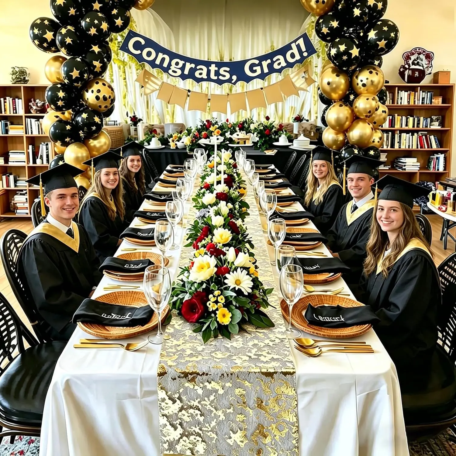 Gold and Black 16 Feet