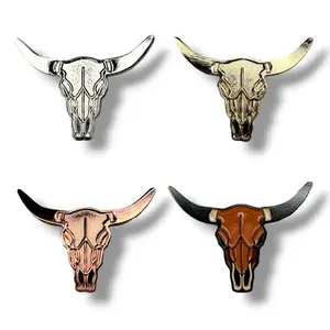 Cow Skull Hat Pins