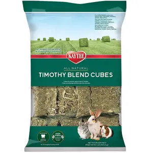Timothy Blend Cubes For Pet Rabbits  Guinea Pigs Chinchillas And Other Small Animals 1 Pound