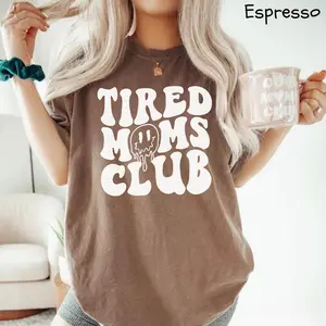 [Sale up to 35%] Comfort Colors Tired Moms Club T-Shirt, Mom Life T-Shirt, Mothers Day T-Shirt, Mom Appreciation T-Shirt, Funny Mom T-Shirt, First Time Mom Gift