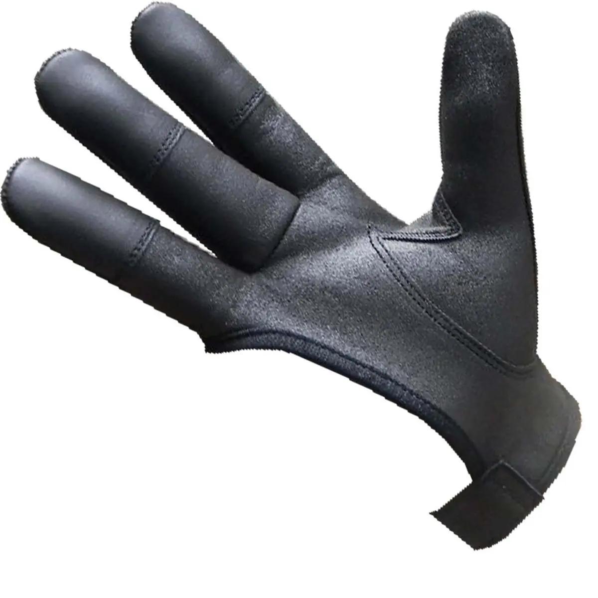 Traditional Archery Shooting Leather Glove Top Quality 100% Real Leather 4 Fingers Soft Cow Leather with Velcro Closure Strap for Right Left Hand Archers