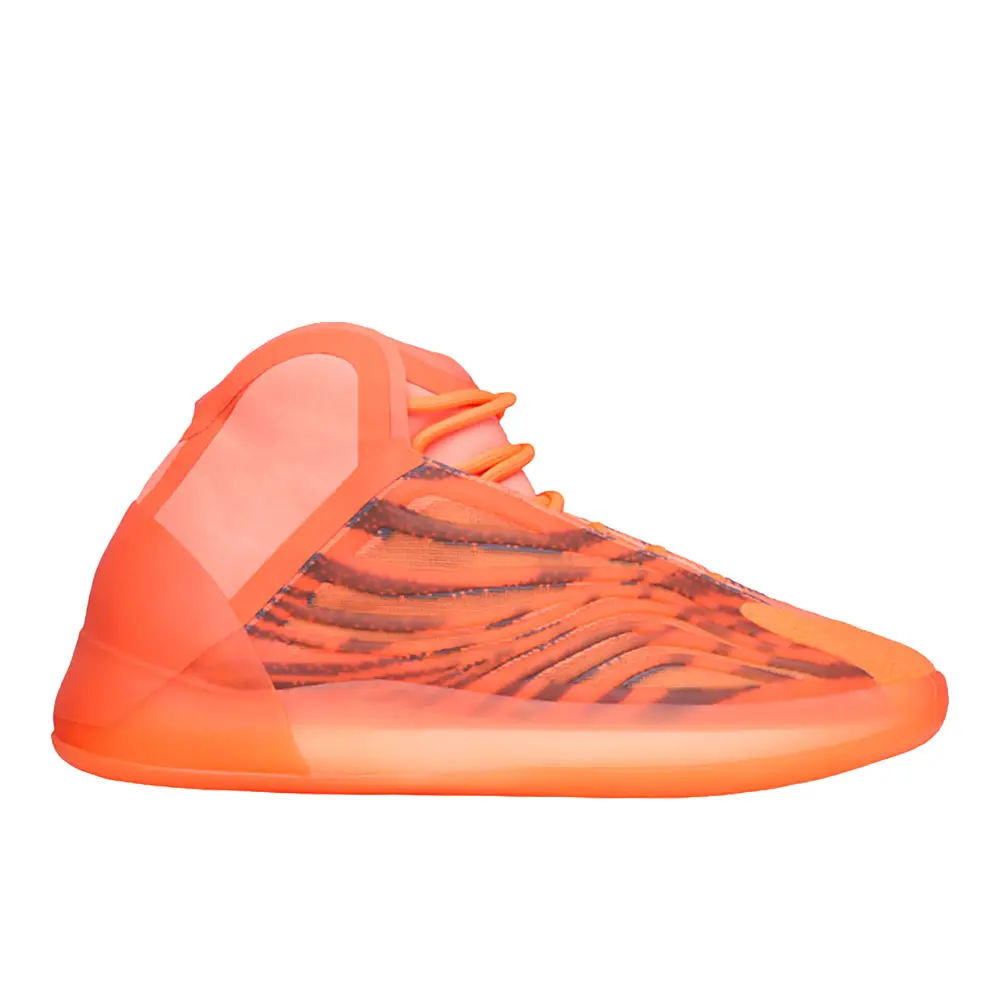 adidas Mens Yeezy Quantum Lace Up Sneakers Shoes Casual - Orange