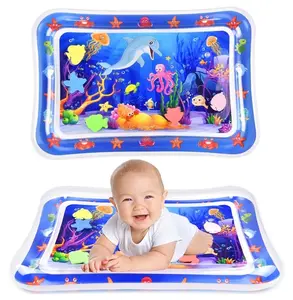 Tummy Time Water Mat Inflatable Mat for Babies, Infants, and Toddlers 3 to 12 Months - Promote Development Toys Baby Gift