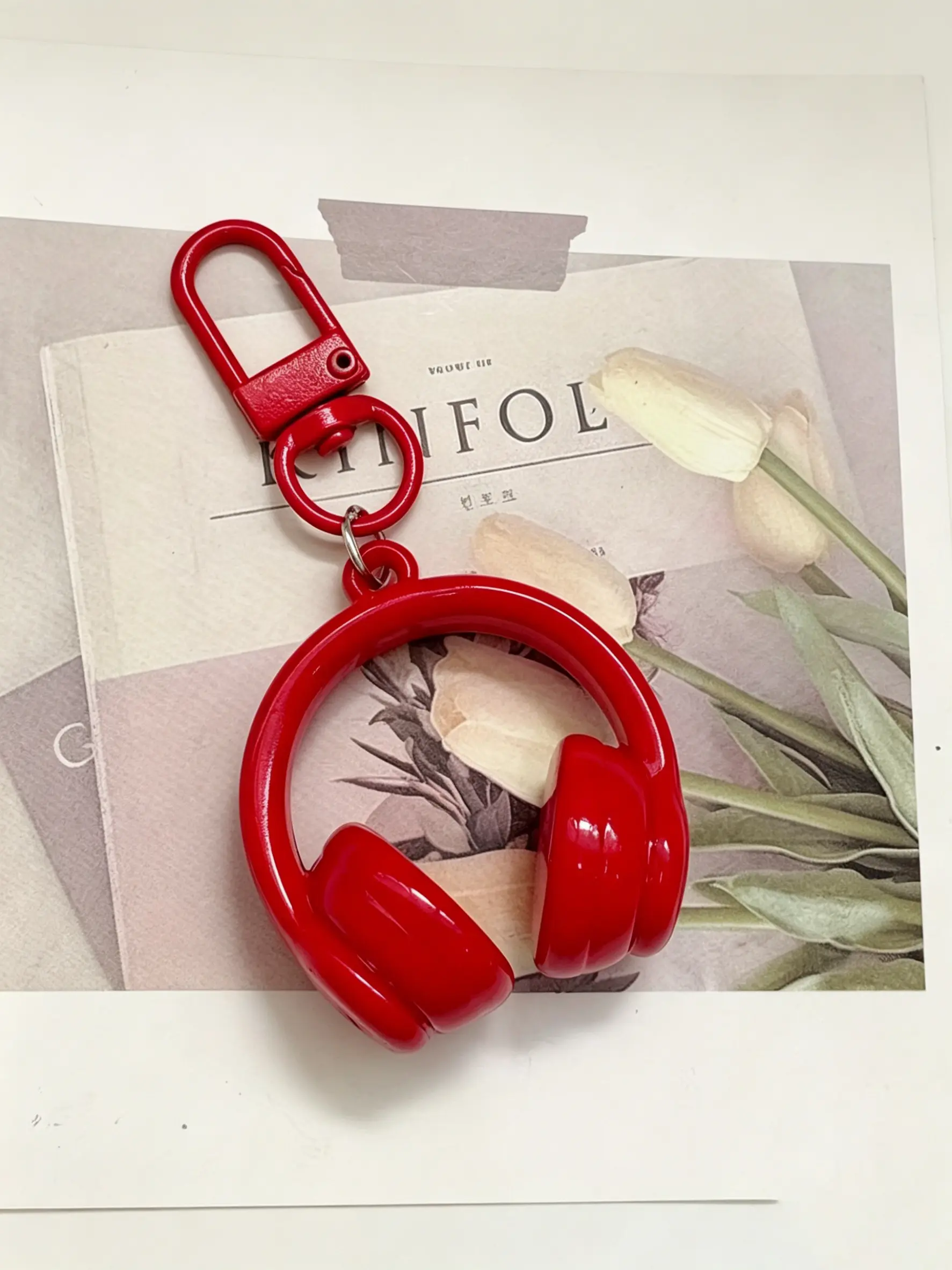 Headphone-Shaped Bag Charm Multi-Color Mini Headband-Style Headphones Design Realistic 3d Glossy Pendant Trendy & Minimalist "Ins-Style" Accessories Compatible With Bags / Keys / Earphone Cases Couple & Friendship Charms