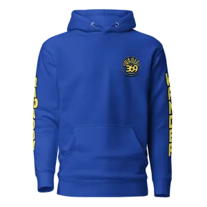 VAULT 369 Men's Blue Cotton Hoodie with Front Pocket & Matching Drawstrings Casual Sports Style Autumn Wear Menswear Sweatshirts fallout bethesda gaming game Menswear Sweatshirts Tops Fabric Pullover Long Sleeve Team Royal