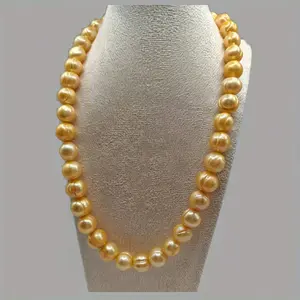 Natural Golden Pearls Necklace