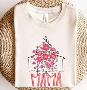 Praying Mama Sweatshirt, Religious Mama Sweater, Praying Mama Shirt, Trendy Mother Day Gift, Best Mom Gift, Christian Mama Gift
