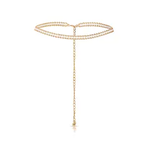 Pearl Row Waist Chain