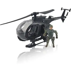 Lollipop U.S. Army Night Stalker Helicopter with Soldier Figure and Light/Sound
