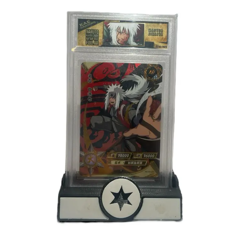 Jiraiya Naruto Custom Slab Collectible Card Featuring Character Artwork