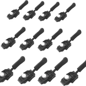 30 Pcs Universal Zipper Repair Kit – Durable Metal Replacement Zipper Heads for Bags, Jackets, Clothes & Backpacks Reusable & Easy Adjustment