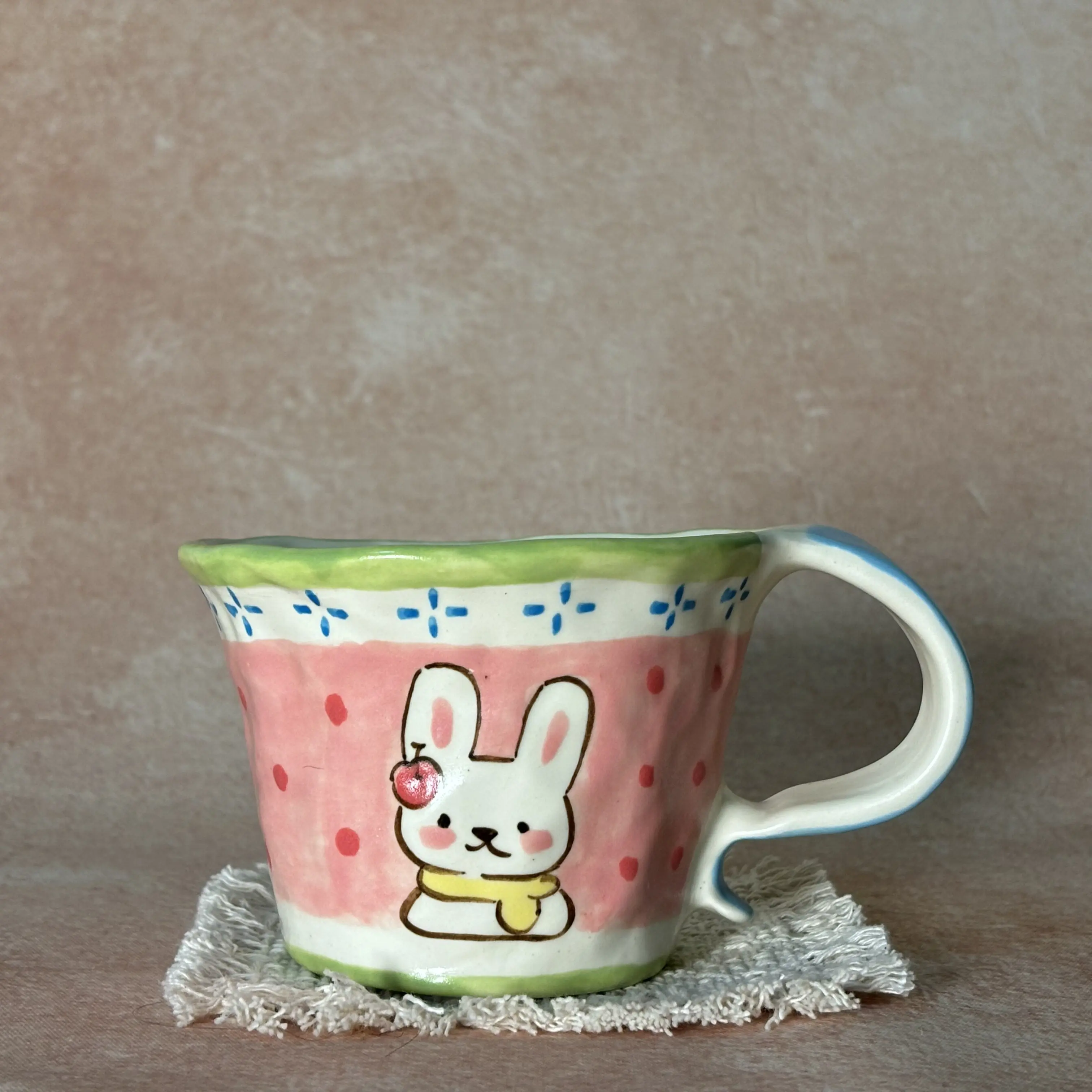 808PORCELAINKILN × Dream Garden Collection × BERRY · Blossom Keeper Ceramic Mug