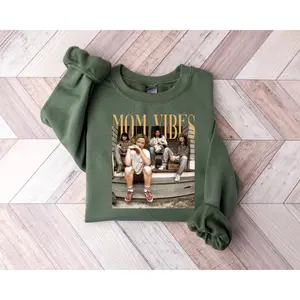 Vintage Mom Vibes Thug Life Sweatshirt, 90s Mom Vibes T-Shirt, Mother’s Day Gift, Mama Gift Sweater, Mom Life Sweatshirt, Trendy Mother Gift Hoodie