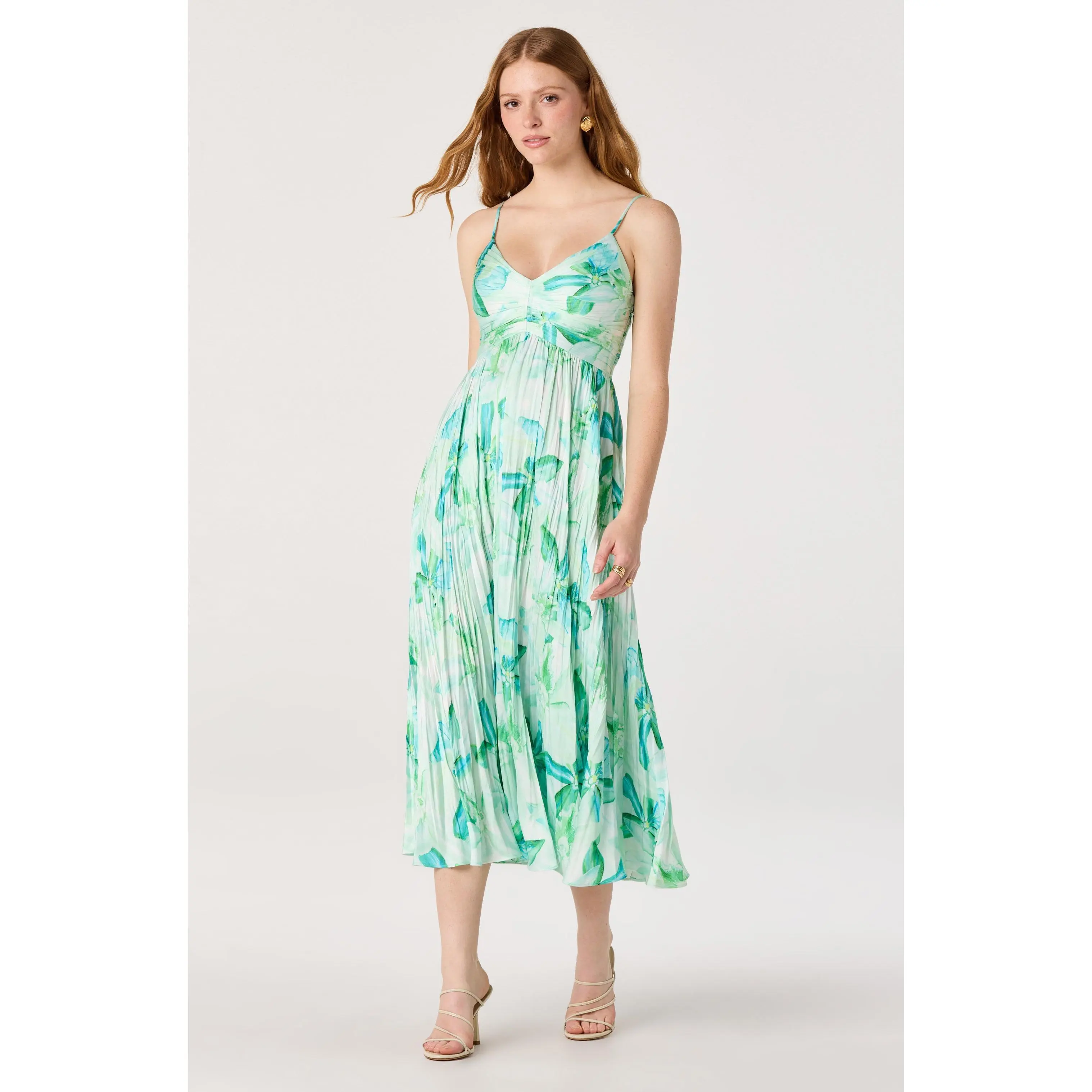 Maeve Pleated Midi Dress Maeve Pleated Midi Dress