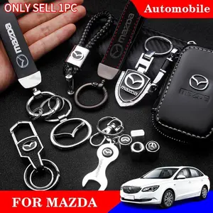Mazda Car Keychain Creative Key Ring Interior Decoration Accessory, Mazda Car Key Holder Decorative Item, Automotive Accessories