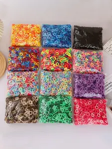 500 Pcs Nylon Hair Ties for Girls, High Elasticity Thumb Rings, Disposable Hair Bands, Back-To-School Gift Idea
