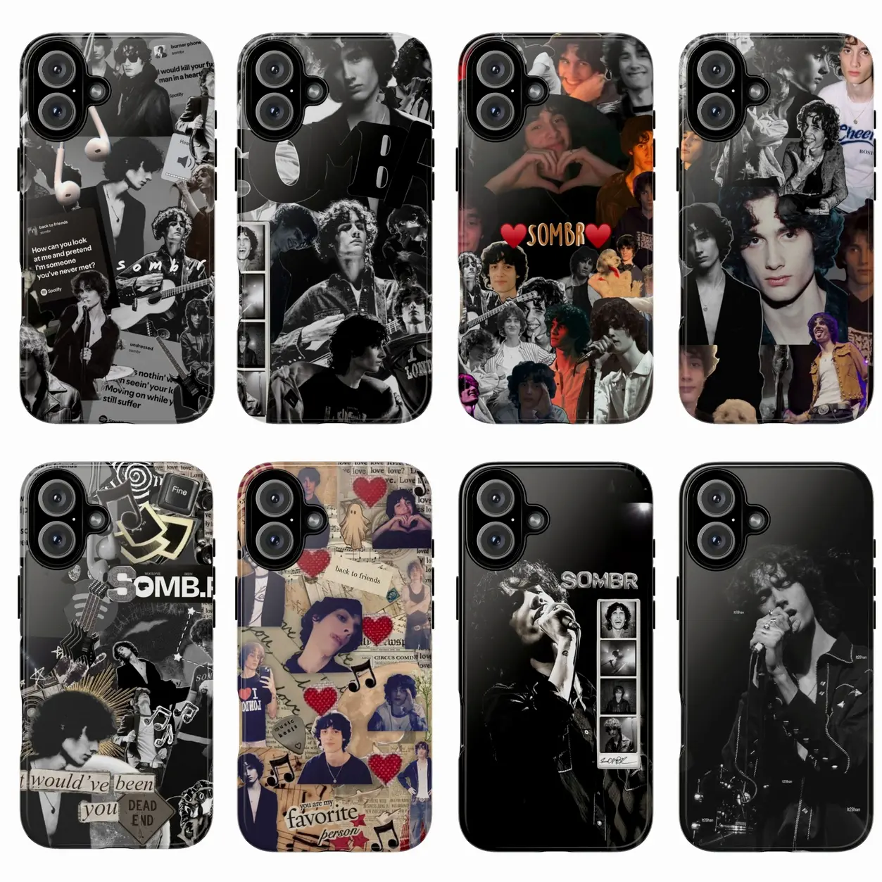 8 Styles Sombr Phone Case Tour Nights & Young Romance, 'Back to Friends’, 'Undressed’ & 'I Barely Know Her’ Highlights,... Alternative, Indie, Modern Pop Case Coverfor iPhone17 ProMax /16/15/14/13/12/11 Plus for Samsung phones, suitable for both men and w