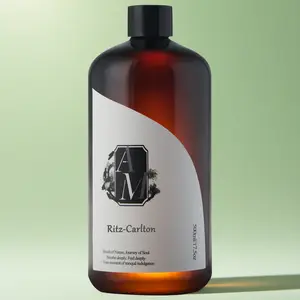 Ritz-Carlton Scented 500ML Water-Based Aromatherapy Essential Oil, Reed Diffuser Refill Liquid, Home Indoor Air Freshener, Spa Therapy