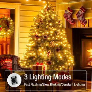 Battery-Powered LED Fairy String Lights, 7ft 20-LED Waterproof Silver Wire Firefly Star Moon Lights, Available in 12/30/100-Pack Sizes, Suitable for Wedding Decor, DIY Crafts, Christmas