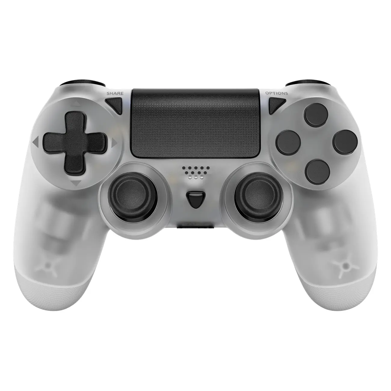 Wireless Controller for PS4/Pro/Slim/PC, With Dual Vibration Feedback, Motion Sensing, Touchpad, Speaker, Light Bar, Crystal