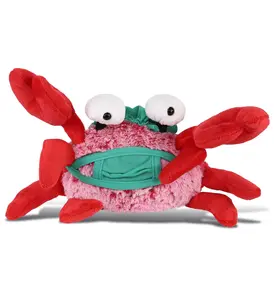 PLUSH DOCTOR - SUPER-SOFT PLUSH - RED CRAB 12"