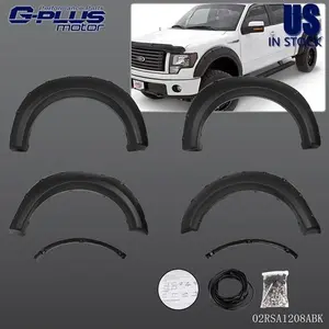 Fit For 2009-2014 Ford F150 Styleside Pocket Rivet Bolt-on Style Fender Flares