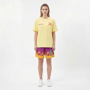 Snowday World Tour Graphic T-Shirt - Blue Oversized Streetwear Tee - Saudi Arabia City List Design - Unisex Y2K Fashion Top