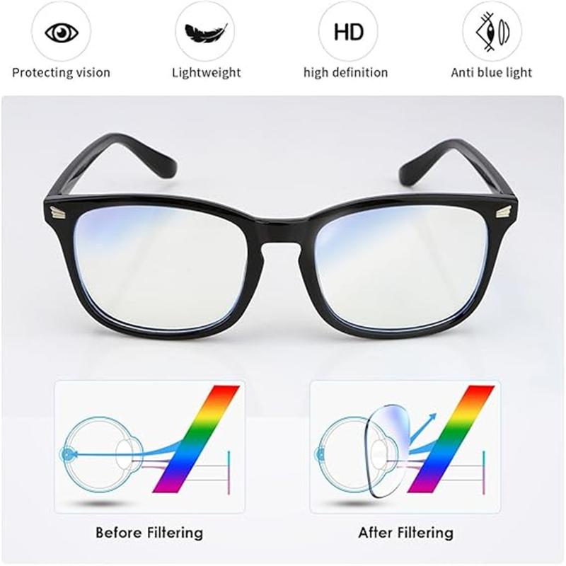Blue Light Eyeglasses for Men Women Blue Light Lens Blue Light Glasses Men Bluelight Glasses Women Computer Glasses Party Glasses