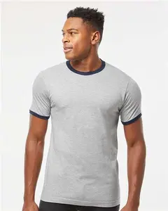 Tultex 246 Fine Jersey Ringer T-Shirt