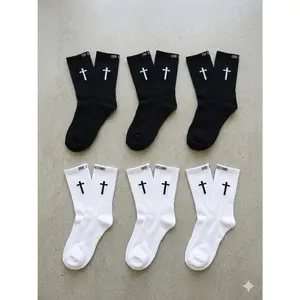 God First + Im Second Pair Socks - Faith-Inspired Socks with Bold Design, Breathable Fabric, 3 pairs