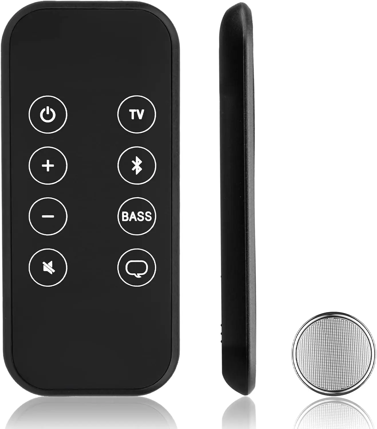 Remote Control for  Solo 5 10 15 Series II TV Sound System/ 732522-1110 418775 431974 845194 838309-1100 TV Soundbar Sound System with CR2025  Inside