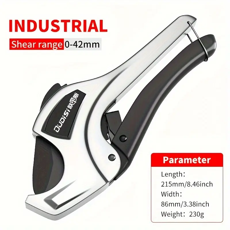 OUDISI Multi-Functional Pipe Cutter - Heavy-Duty SK5 Blade for PVC/PU/PP/PE Pipes, Essential Tool for Home Renovation, Local Warehouse Delivery, Quick Cutting