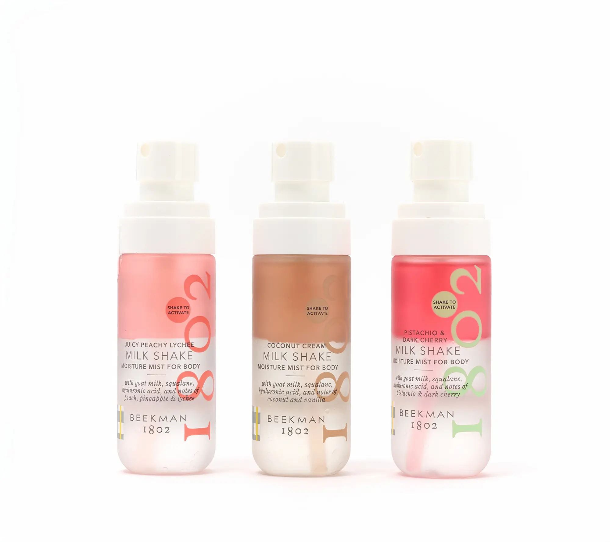 Beekman 1802 Assorted 3pc 2oz Milk Shake Body Mist Discovery Set