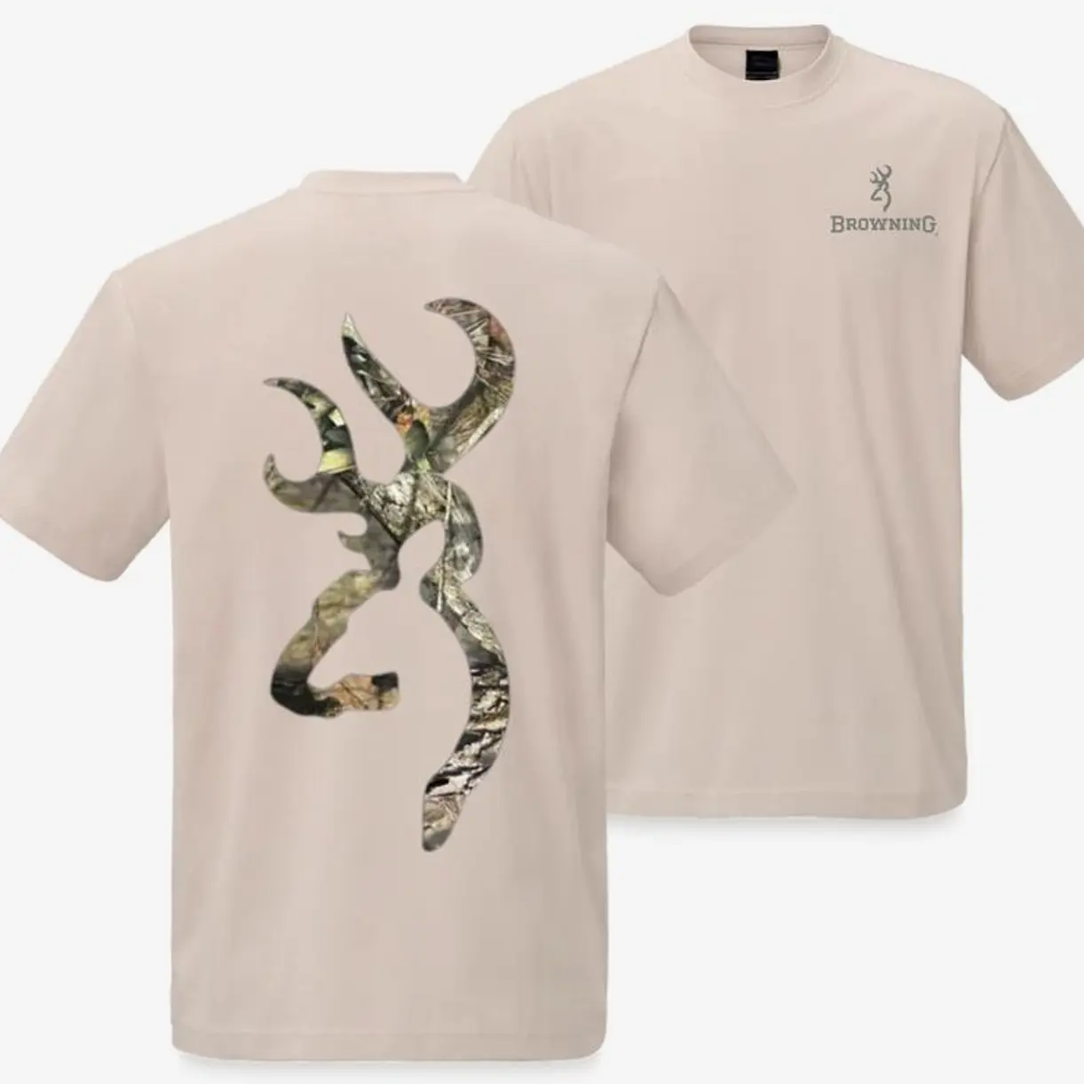 Browning Camo Buckmark Logo Tee, Hunting T-Shirt, Perfect for Casual Wear , All size, Full color, Gift For Him - Her 8