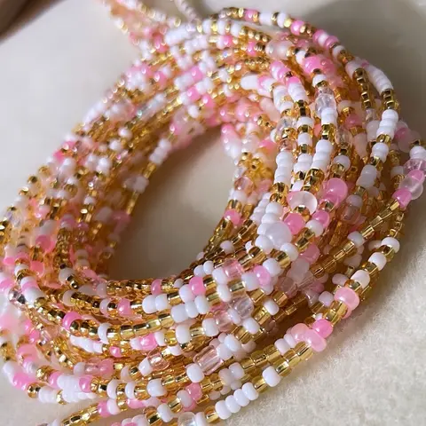 Compassionate Beauty Handcrafted Waist Bead - Tie On Strand
