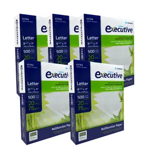 UOFFICE Multipurpose Copy Printer Paper 8.5 x 11 20 lbs White 2500 Sheets 5 Reams Ideal for Printing Copying and Faxing